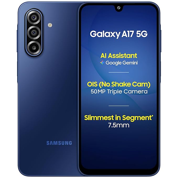 Samsung Galaxy A17 5G – Powerful 5G Performance, 50MP Camera, 6000mAh Battery