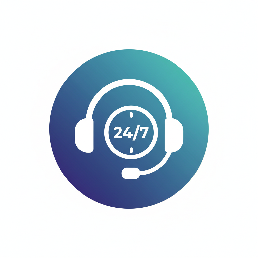 need icon of 24/7 customer support